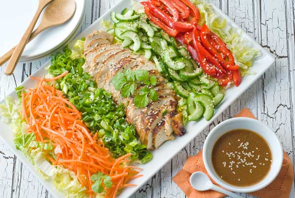 Post image for Gluten Free Asian Cobb Salad Recipe