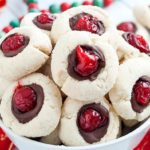 Gluten Free Santa's Thumbprint Cookies