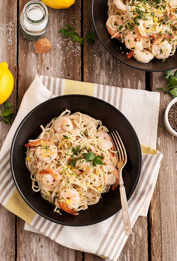 Gluten-Free Lemon Pasta and Roasted Shrimp | Easy Gluten-Free Dinners You'll Crave | Homemade Recipes