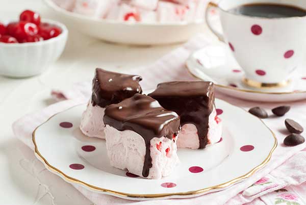 Gluten Free Chocolate Covered Cherry Marshmallows Recipe