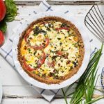 Gluten Free Summer Savory Tart Recipe with Quinoa Crust
