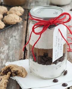 Gluten Free Chocolate Chip Cookie Mix in a Jar
