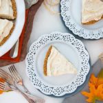 Gluten Free Easy SunButter Pie on plates for the holidays